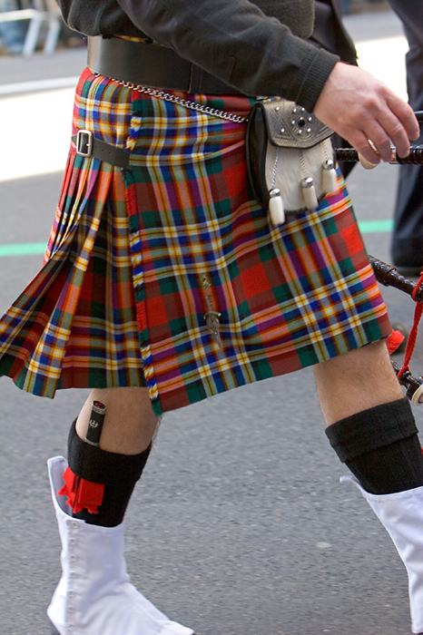 Kilts at St.Patrick's parade... Kilts?!