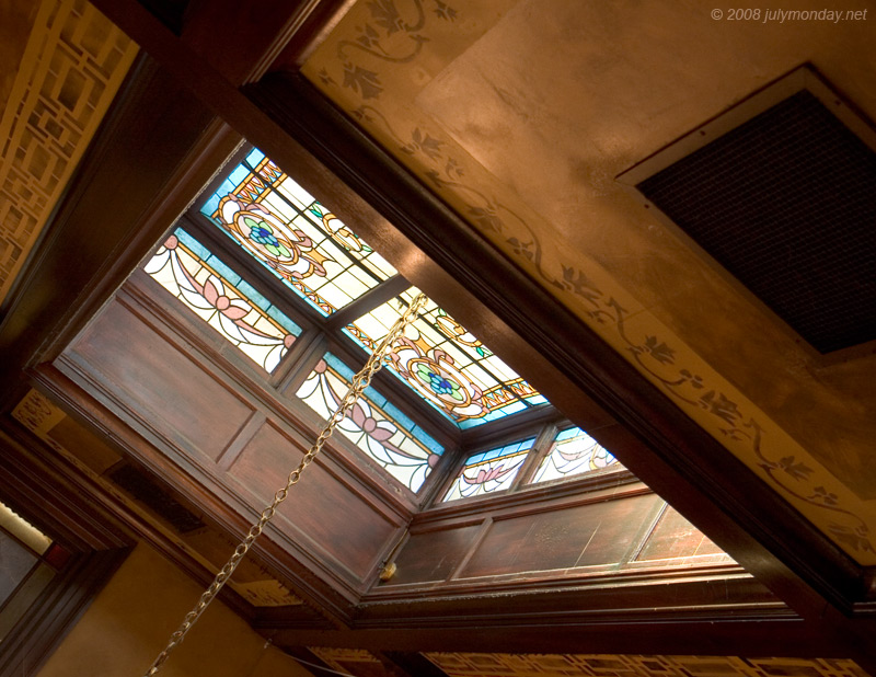 Pub ceiling, Dublin, Aug.21, 2007