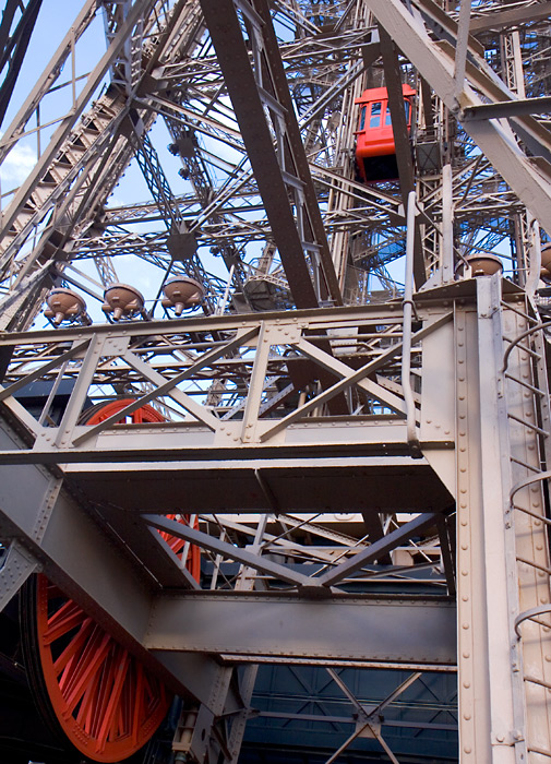 Inside Tour Eiffel, Paris, September 12, 2008