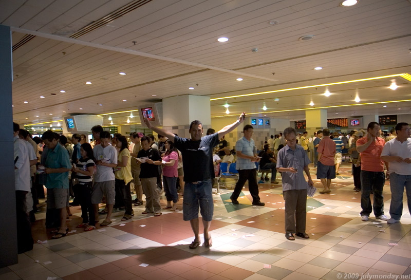 Turf club Grandstand, Singapore, Feb. 2009