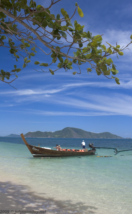 Longtail boat traffic