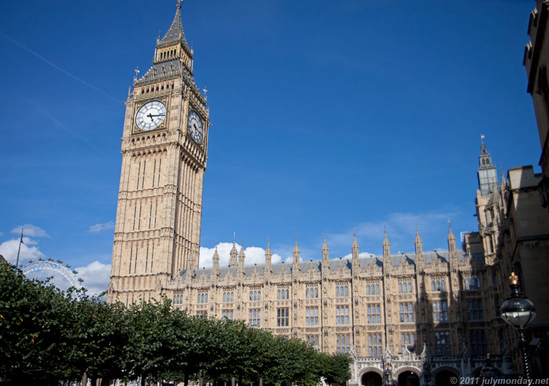 Palace of Westminster and London Eye