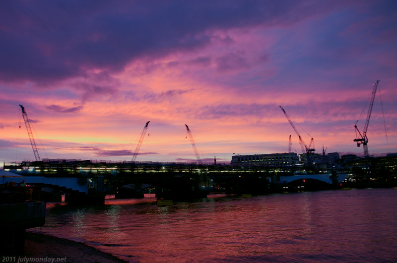 Blackfriars Bridge reconstructed