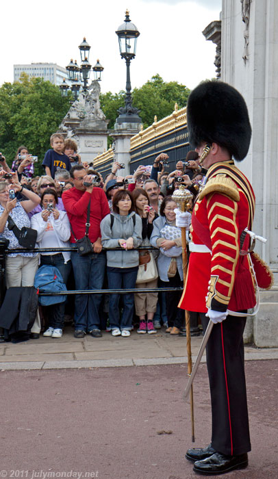 Changing the Guard , adoring public