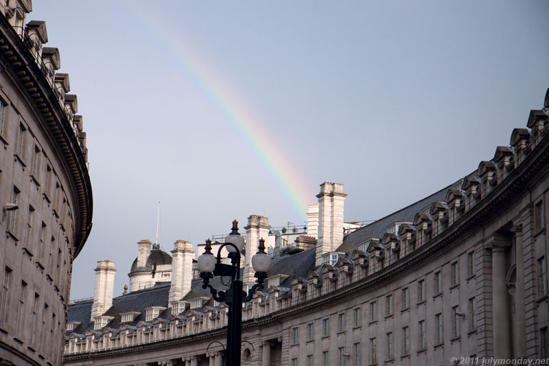 Rainbow over Regent St.